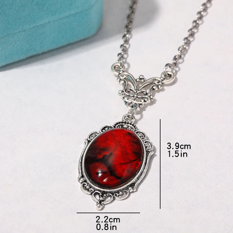 Crimson Veil Necklace