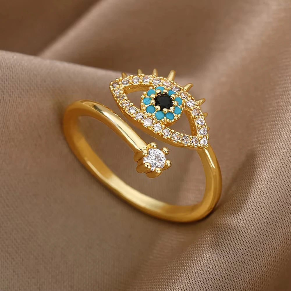 Zircon Eye Ring