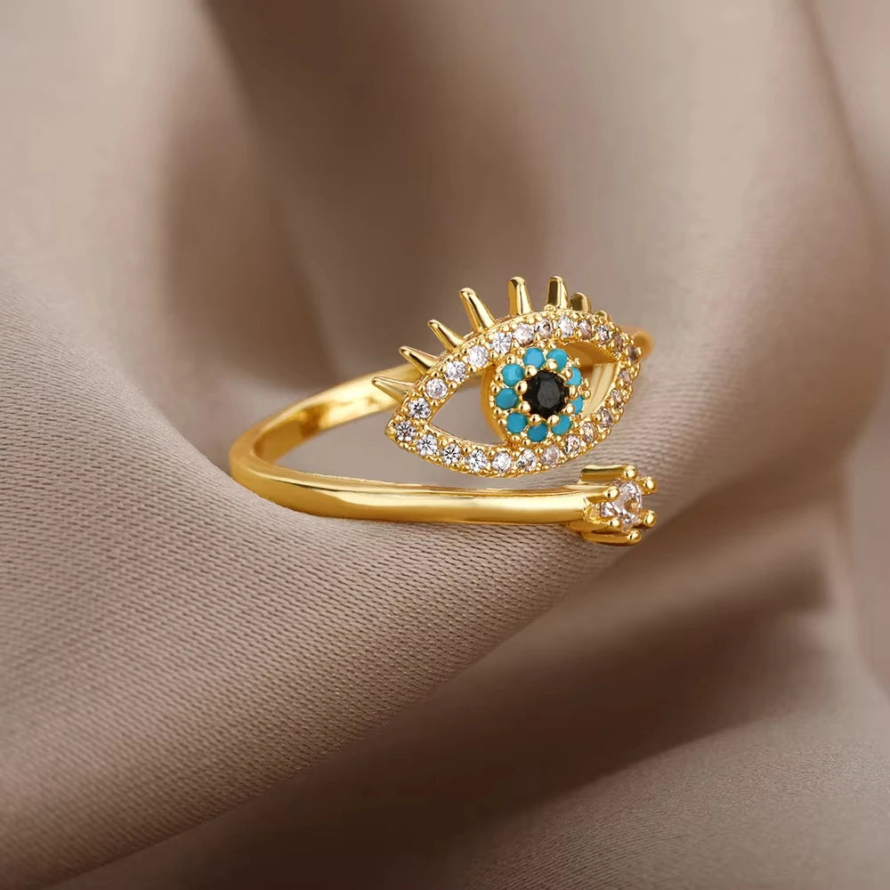 Zircon Eye Ring