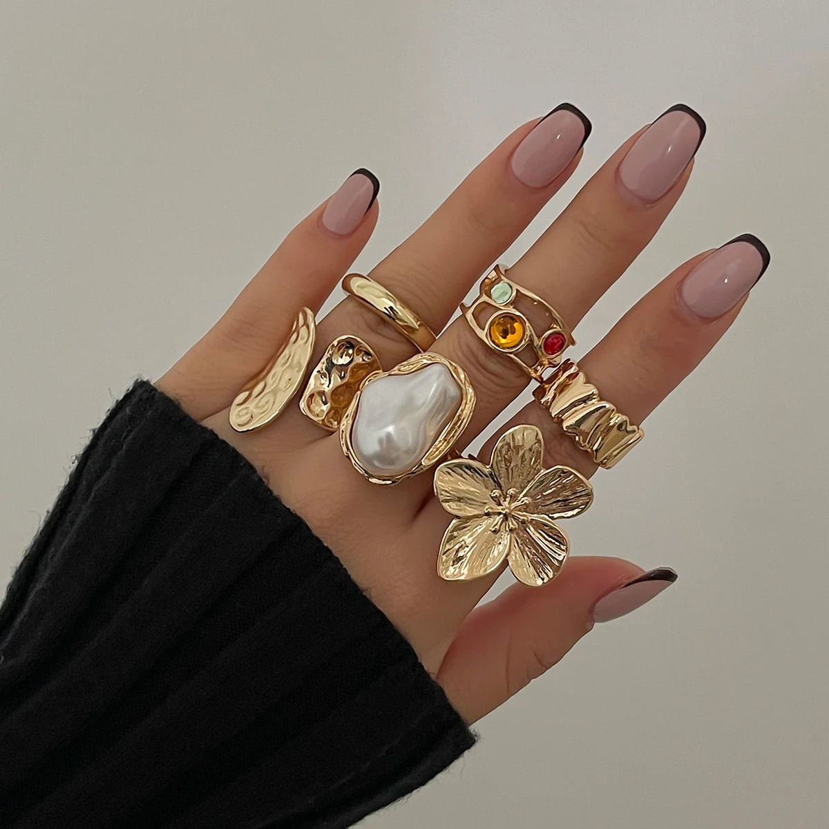 Iris Pearl Ring