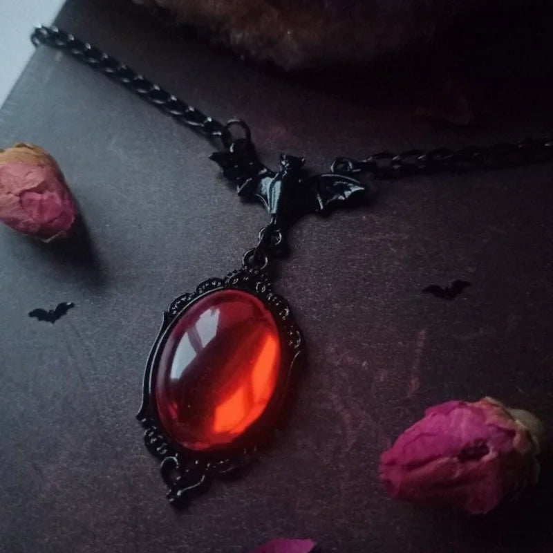 Crimson Veil Necklace