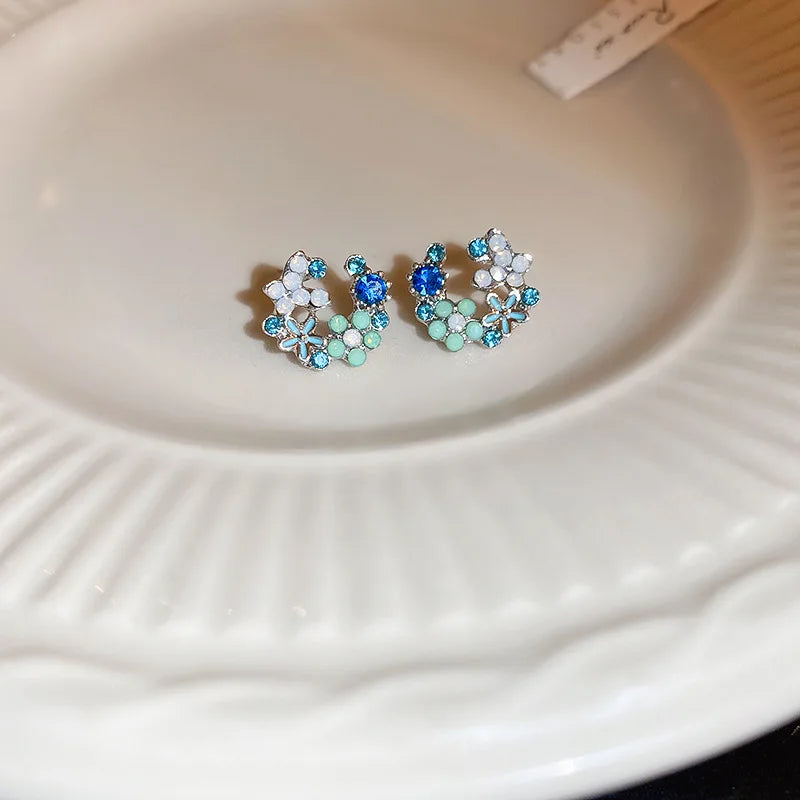 Crystal Heart Earrings