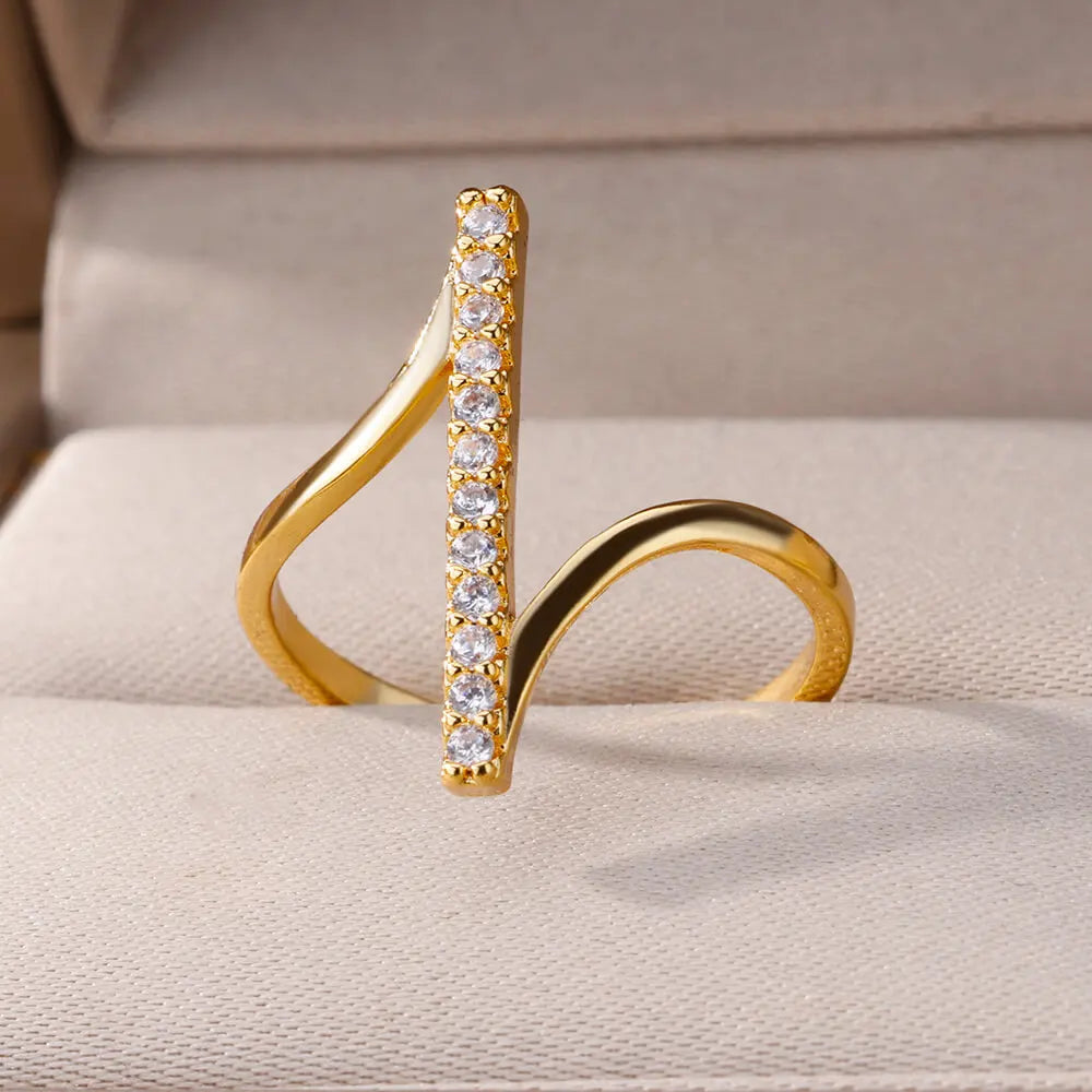 GeoGold Ring