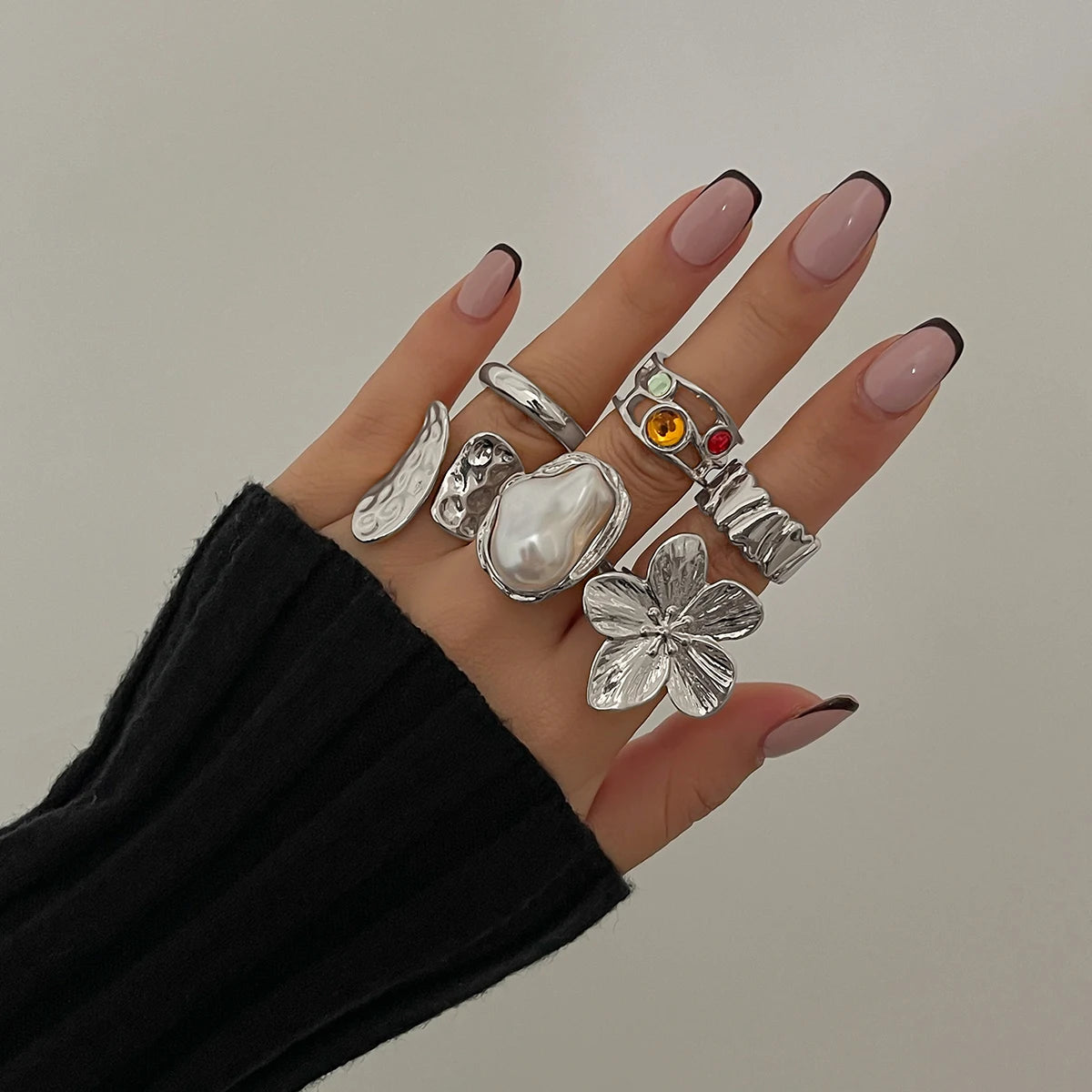 Iris Pearl Ring
