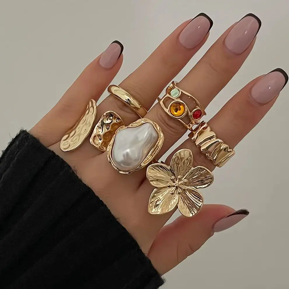 Iris Pearl Ring