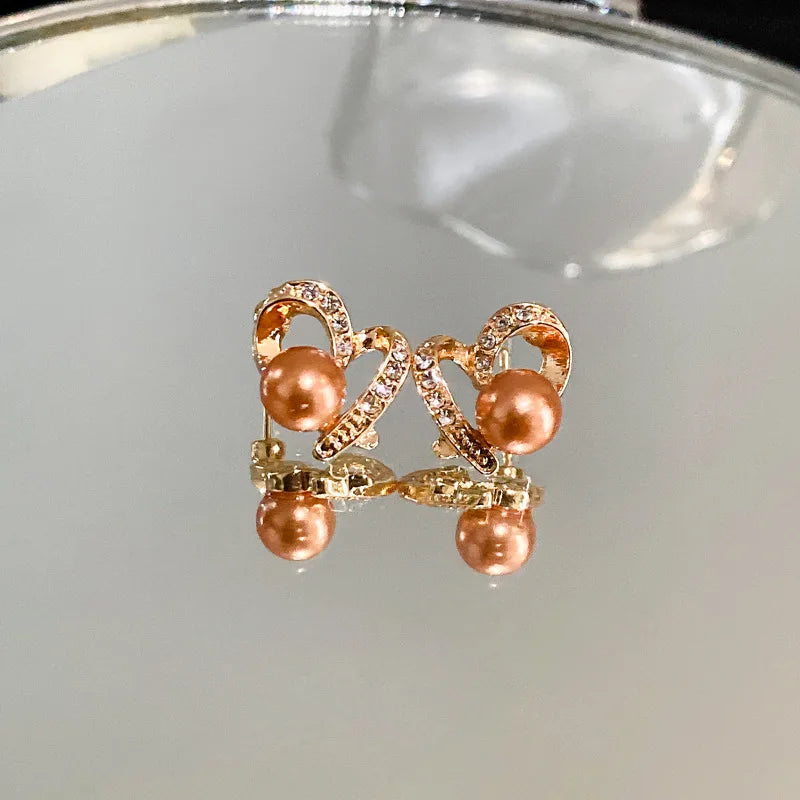 Crystal Heart Earrings